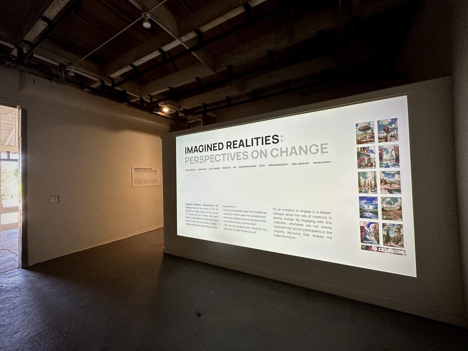 Imagined Realities 展览,于 Healdsburg 的 Edge Esmeralda。